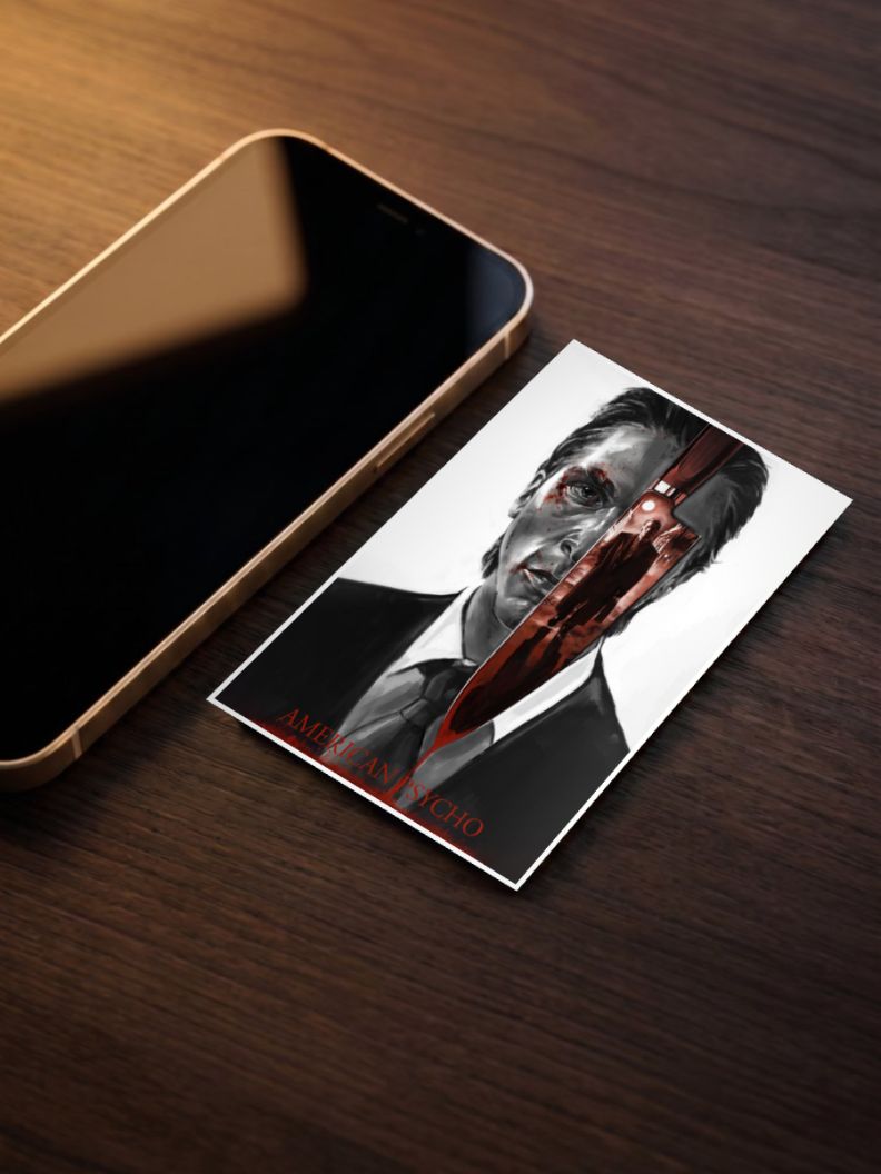 Psychotic Elegance | American Psycho | Horror Movie Poster