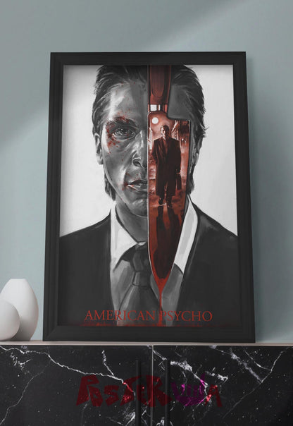 Psychotic Elegance | American Psycho | Horror Movie Poster