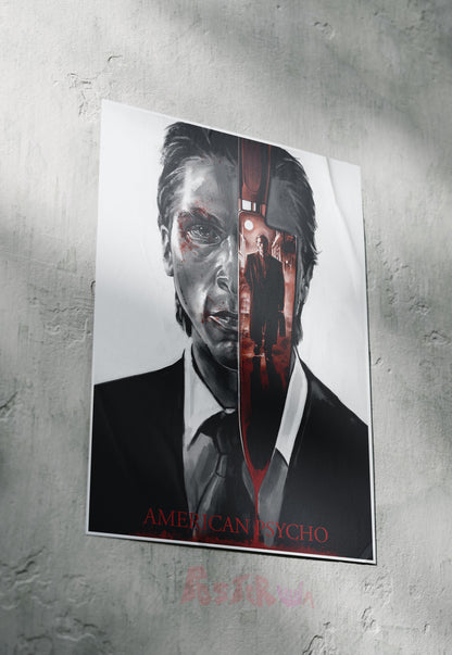 Psychotic Elegance | American Psycho | Horror Movie Poster