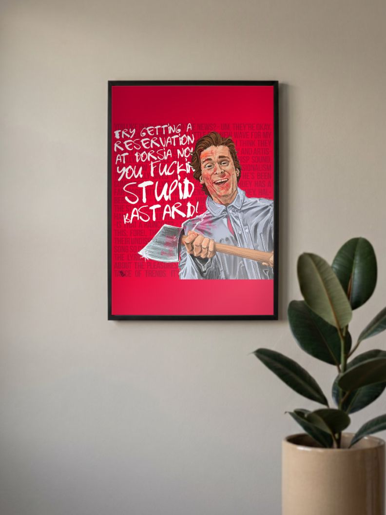 Psycho Reflections | American Psycho | Horror Movie Poster