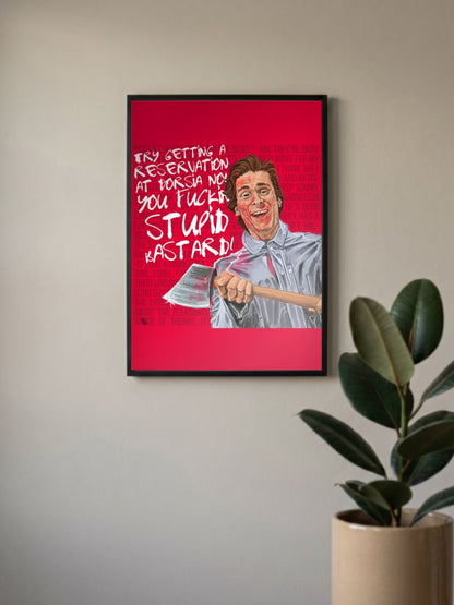 Psycho Reflections | American Psycho | Horror Movie Poster