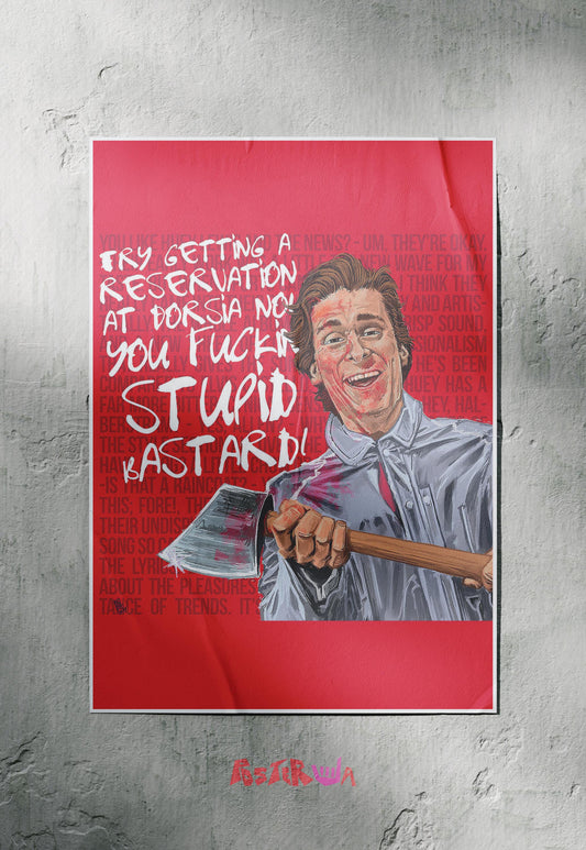 Psycho Reflections | American Psycho | Horror Movie Poster
