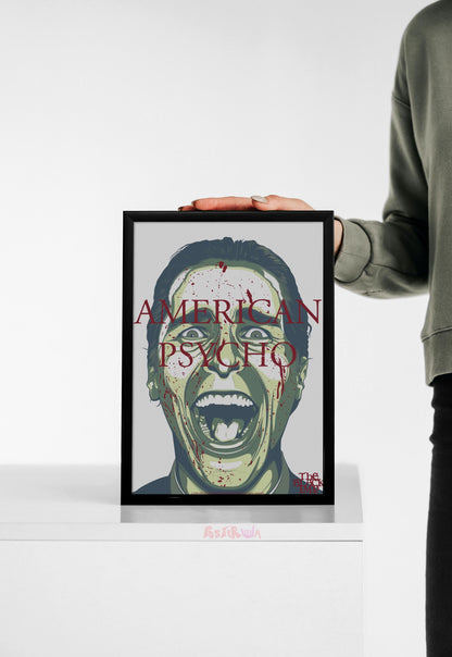 Psycho Screams | American Psycho | Horror Movie Poster