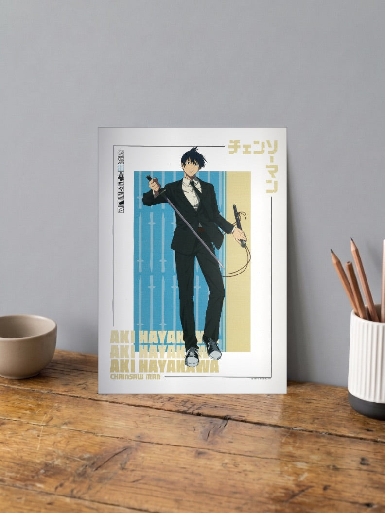 Aki Hayakawa Chainsaw Man Official Anime Poster