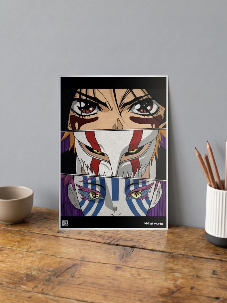 Rukia-Ichigo-Demon Eyes Poster