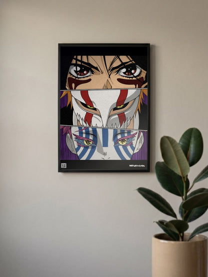 Rukia-Ichigo-Demon Eyes Poster