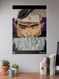 One Eyed Gojo Berserk Tomura Poster