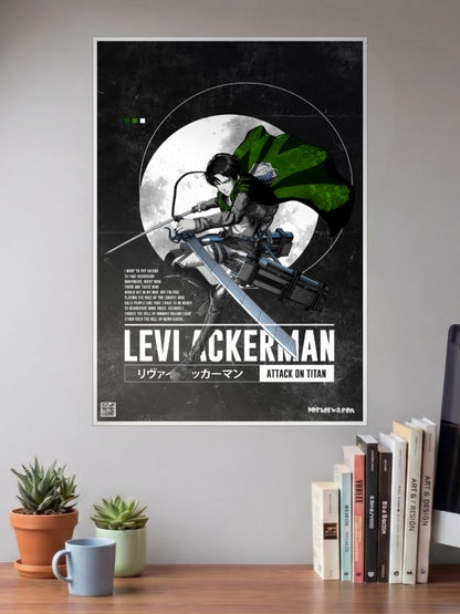 Levi Ackerman Quote Poster