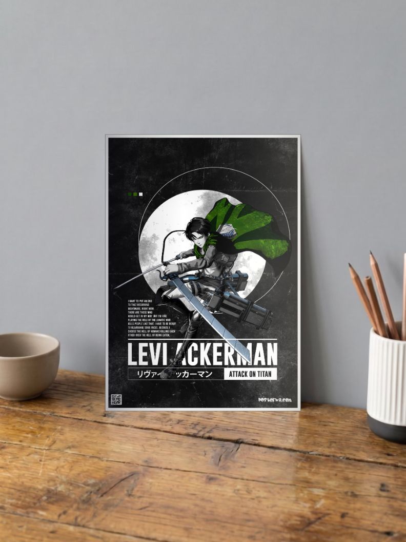 Levi Ackerman Quote Poster