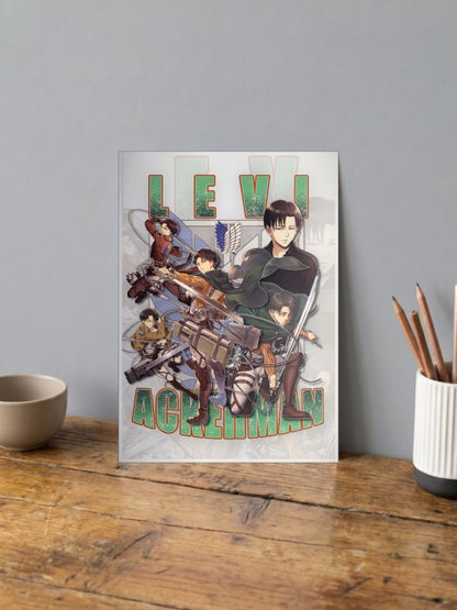 “Attack on Titan: Wings of Freedom | Levi Ackerman | Anime Poster.”