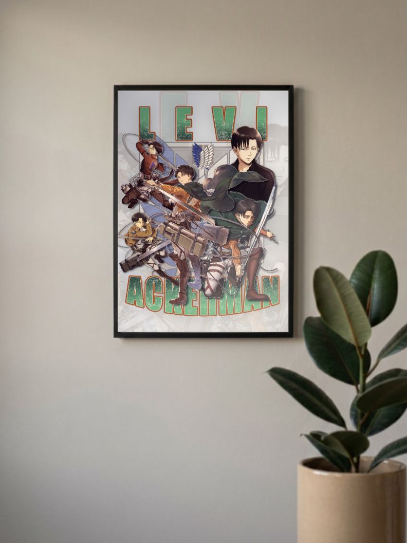 “Attack on Titan: Wings of Freedom | Levi Ackerman | Anime Poster.”