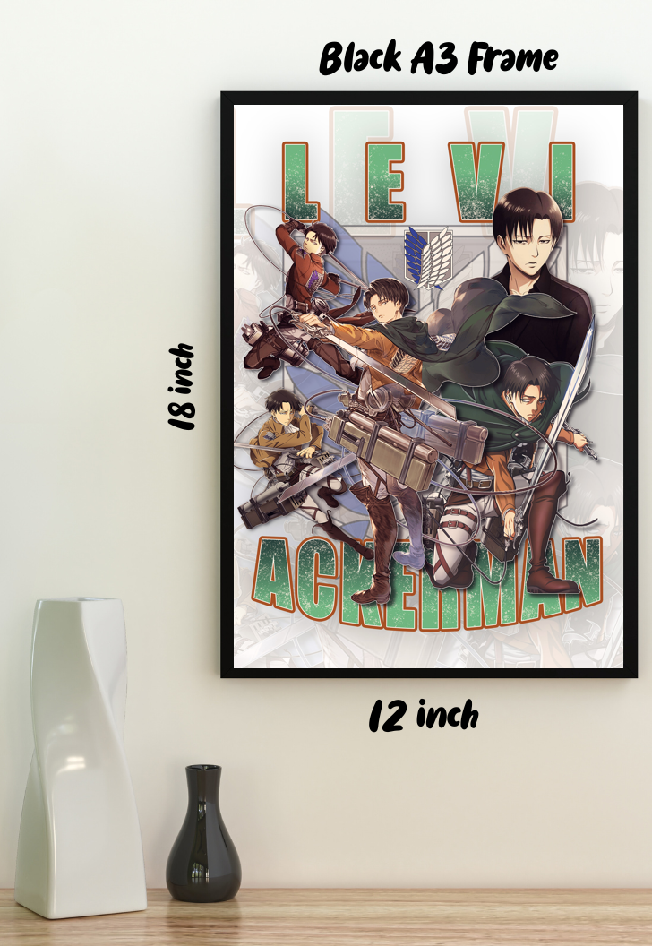 “Attack on Titan: Wings of Freedom | Levi Ackerman | Anime Poster.”