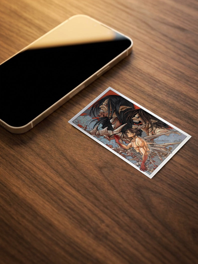 Eren X Titan Poster