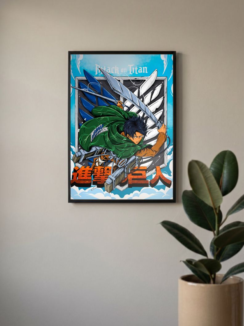 Levi Ackerman AOT Poster