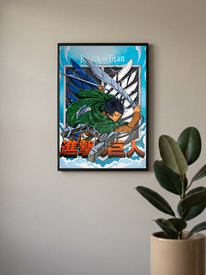 Levi Ackerman AOT Poster