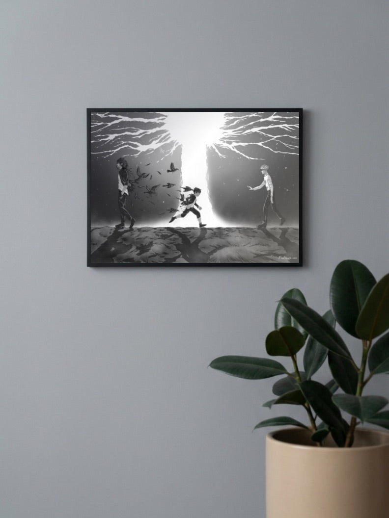 Eren Yeager Flashback Poster