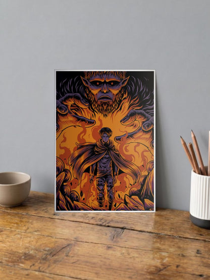 Attack on Titan: Levi's Stand Against the Titans | Levi Ackerman | Anime Poster