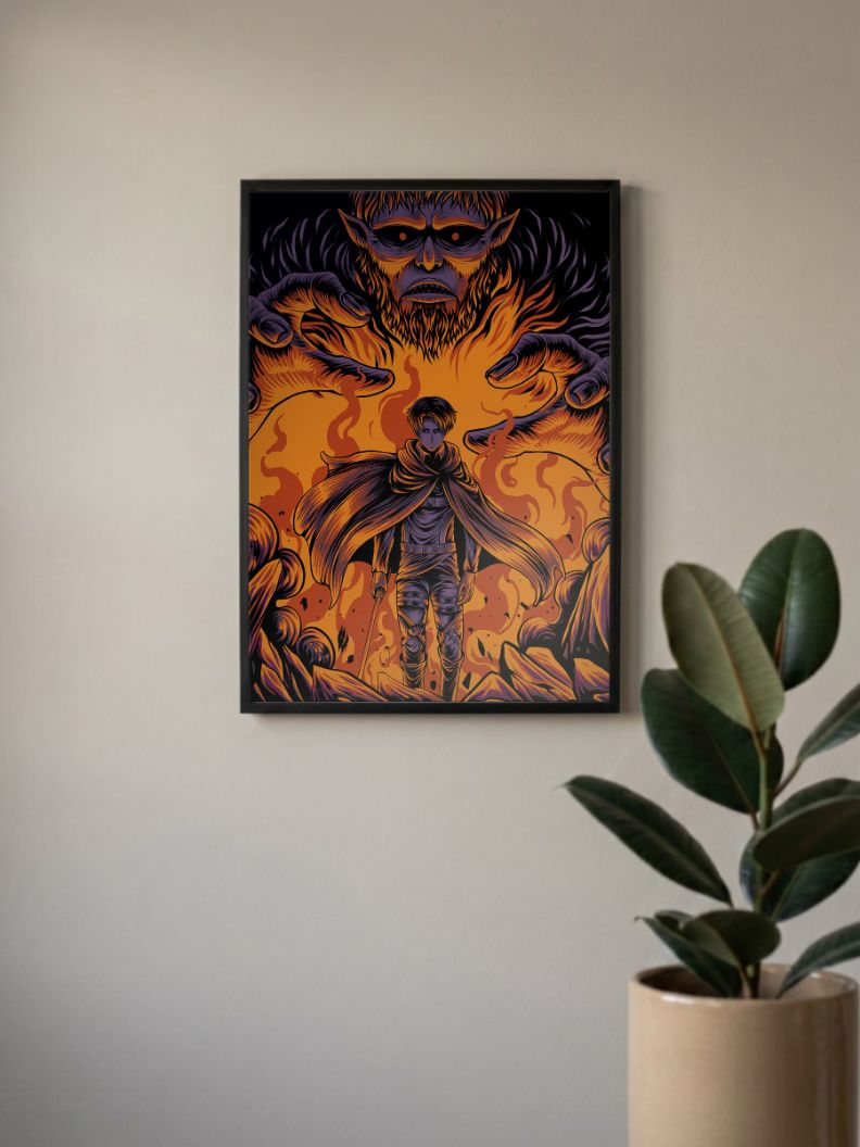 Attack on Titan: Levi's Stand Against the Titans | Levi Ackerman | Anime Poster