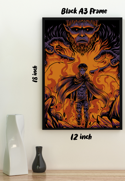 Attack on Titan: Levi's Stand Against the Titans | Levi Ackerman | Anime Poster