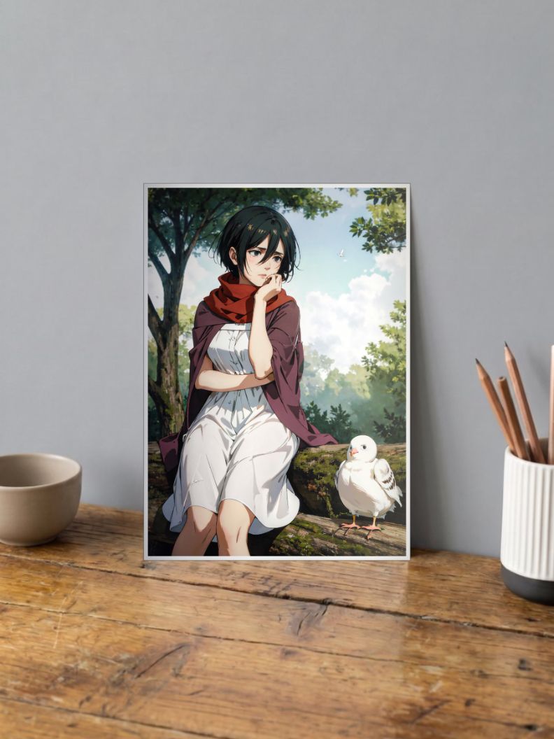 Attack on Titan:  Guardian of Humanity | Mikasa Ackerman | Anime Poster