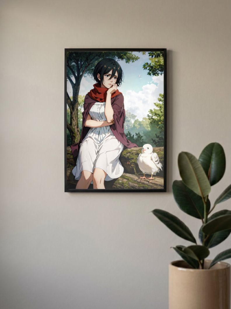 Attack on Titan:  Guardian of Humanity | Mikasa Ackerman | Anime Poster