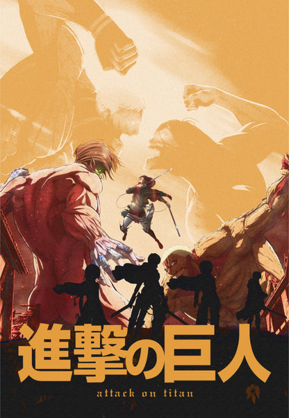 Attack on Titan Sonirholtoi Barimtuud Poster