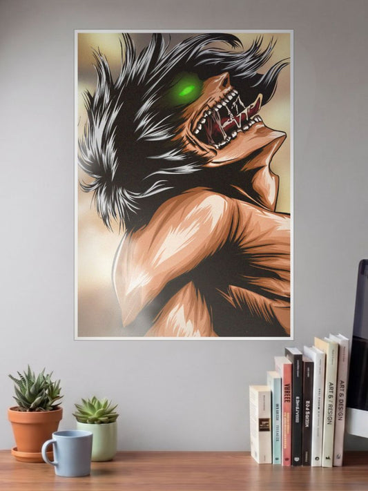 Attack on Titan: The Titan Roar | Eren Yeager | Anime Poster