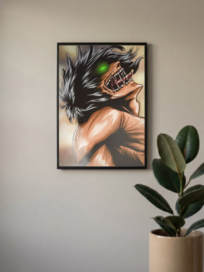 Attack on Titan: The Titan Roar | Eren Yeager | Anime Poster