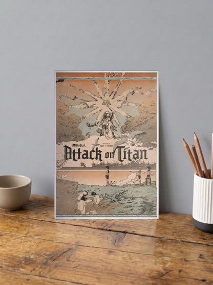 Attack on Titan Young Eren Anime Poster