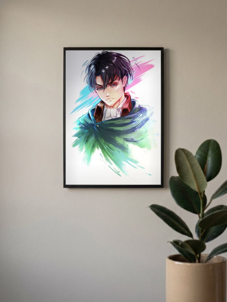 Levi Ackerman Anime Attack on Titan Poster