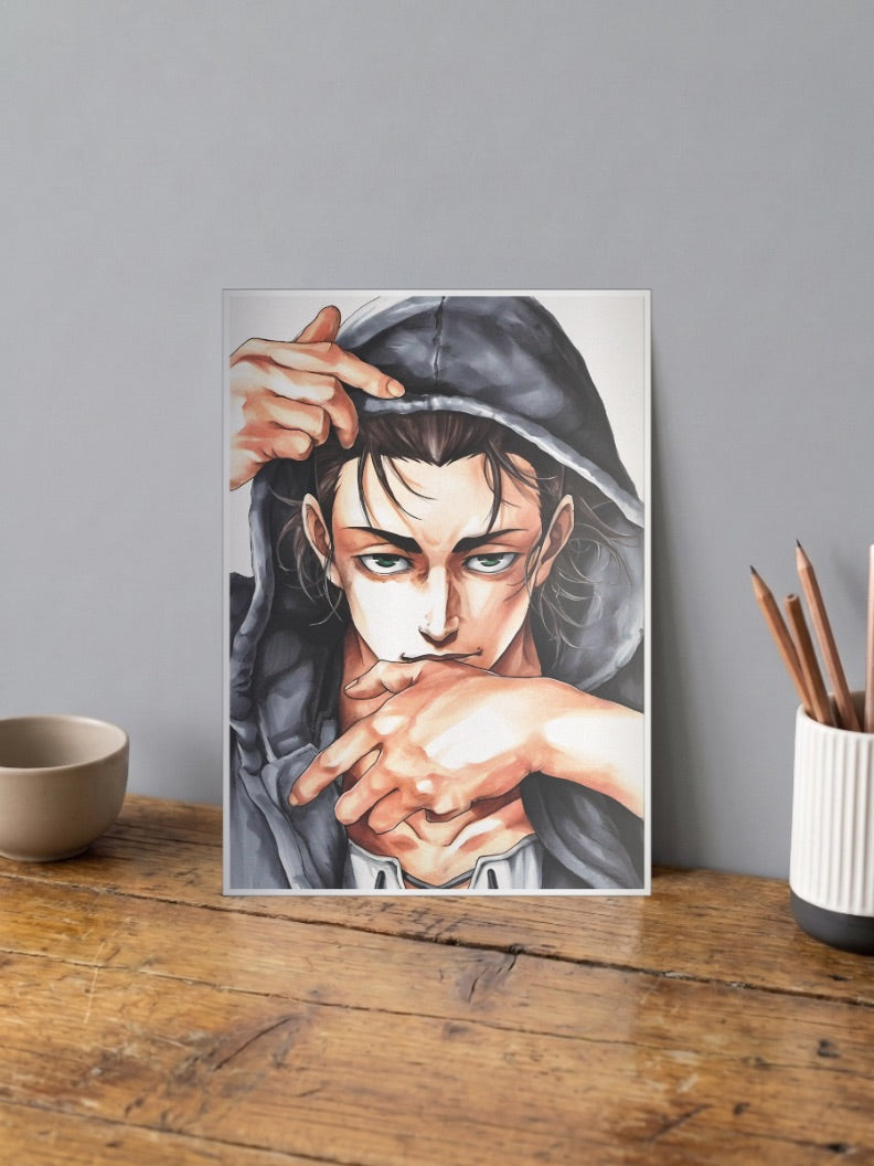Attack on Titan Eren Titan Anime Poster