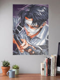 Attack on Titan Levi Anime Poster