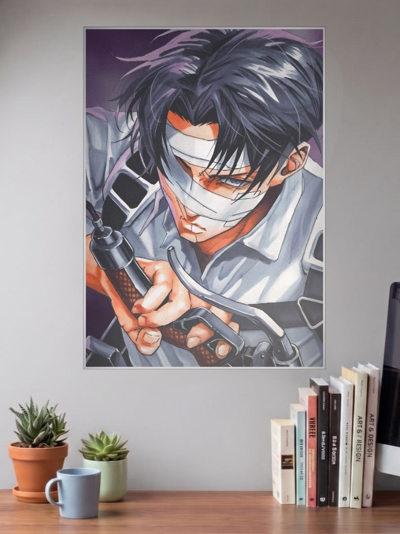 Attack on Titan Levi Anime Poster