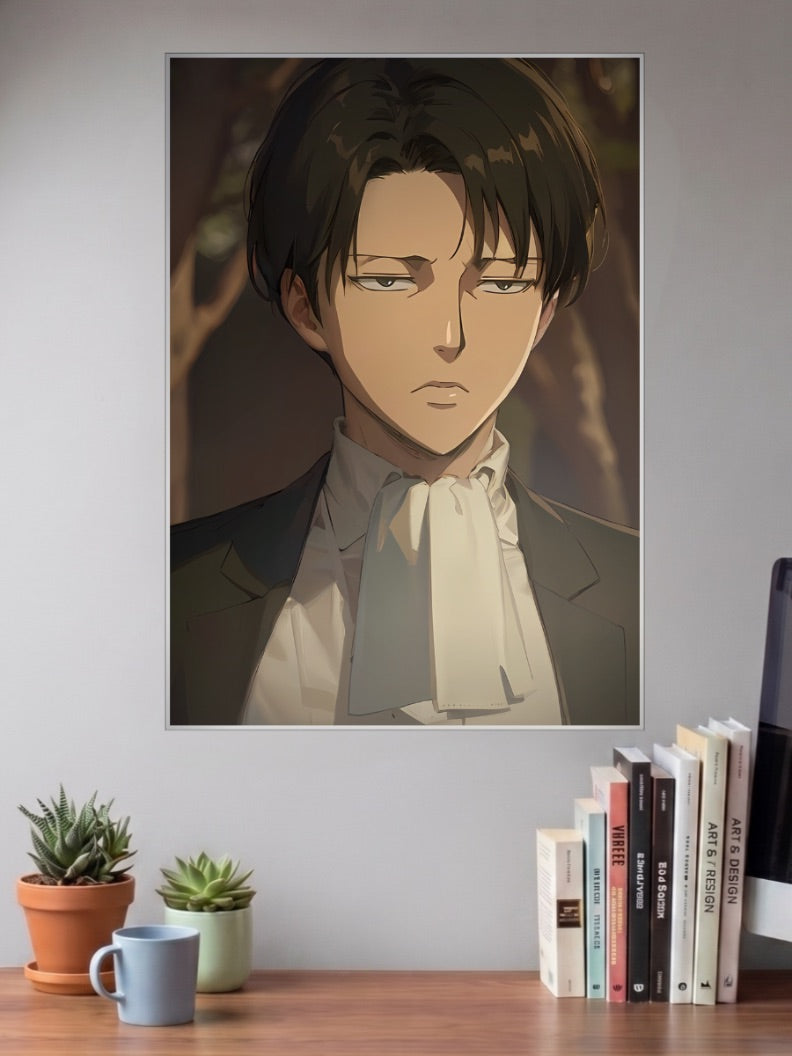 Attack on Titan Levi Ackerman Anime Poster