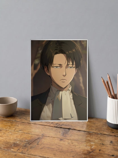 Attack on Titan Levi Ackerman Anime Poster
