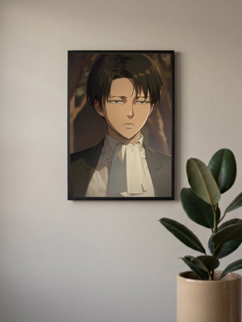 Attack on Titan Levi Ackerman Anime Poster