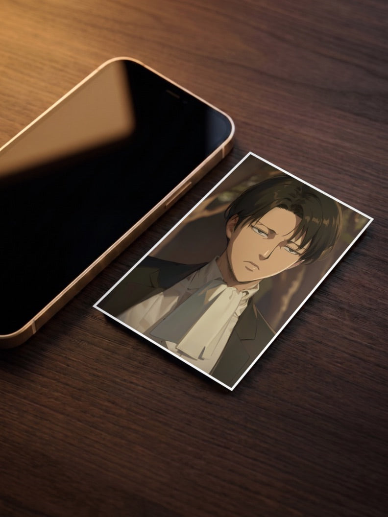 Attack on Titan Levi Ackerman Anime Poster