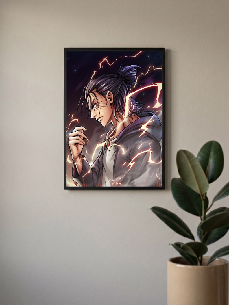 Attack on Titan Founding Eren Anime Poster
