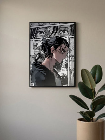 Eren Yeager Comic Strip Poster
