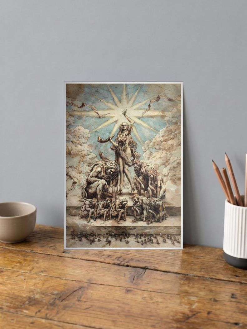“Attack on Titan: Gods | Worshipping God | Anime Poster