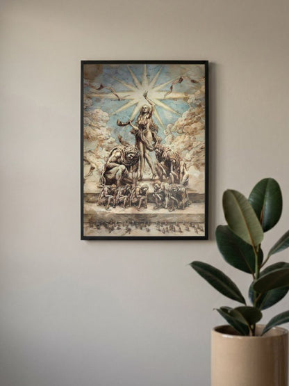 “Attack on Titan: Gods | Worshipping God | Anime Poster