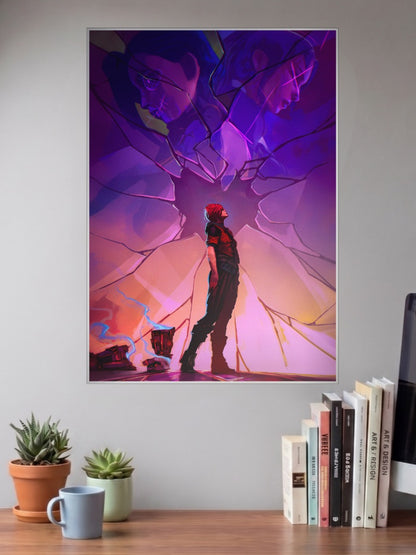 Arcane Jinx and Vi Anime Poster