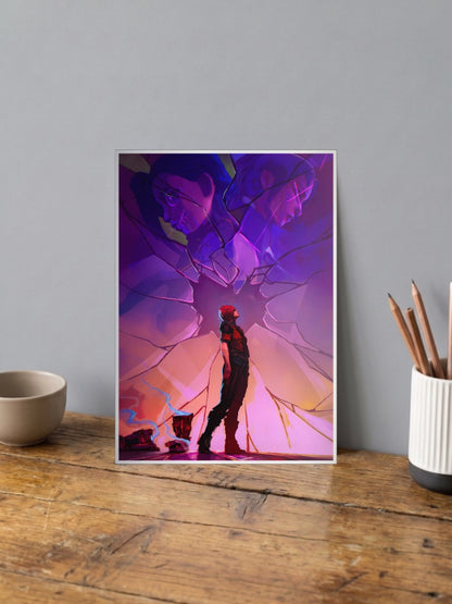 Arcane Jinx and Vi Anime Poster