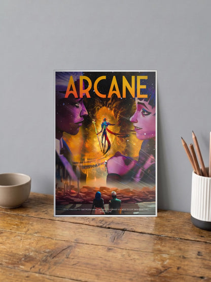 Arcane Jinx Story Anime Poster