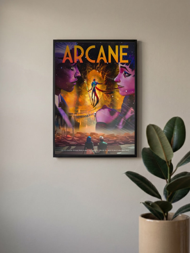Arcane Jinx Story Anime Poster