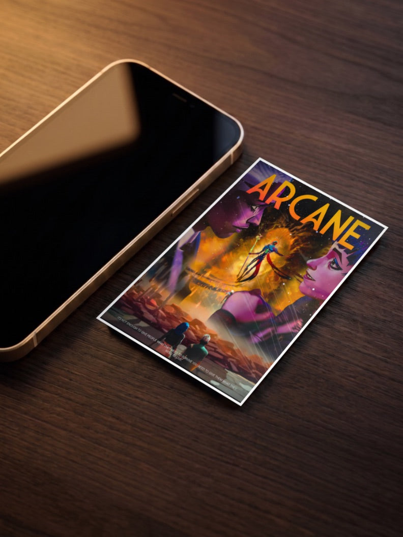 Arcane Jinx Story Anime Poster