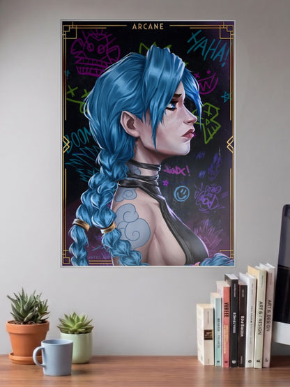 Arcane Jinx Netflix Anime Poster