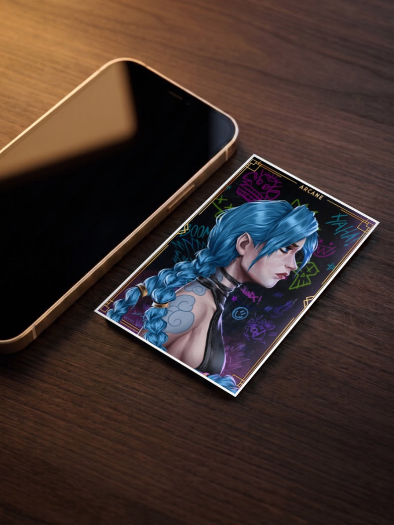 Arcane Jinx Netflix Anime Poster