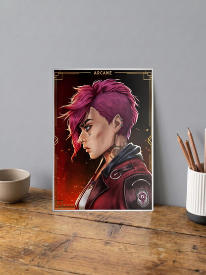 Arcane Vi Solo Anime Poster