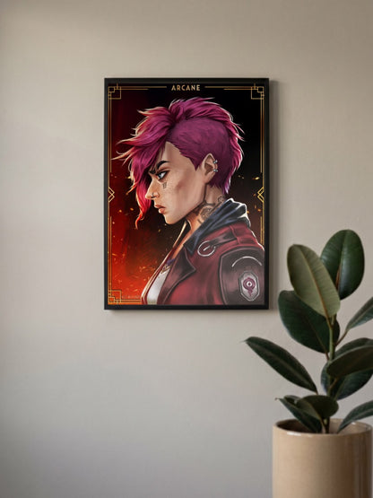 Arcane Vi Solo Anime Poster
